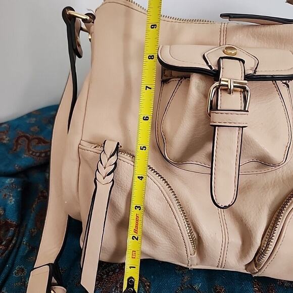 MG Collection Shoulder Bag Congac Lots Of Space - Picture 12 of 12